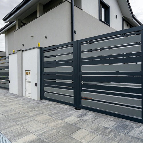 Gard aluminiu - RAL 7016/7005