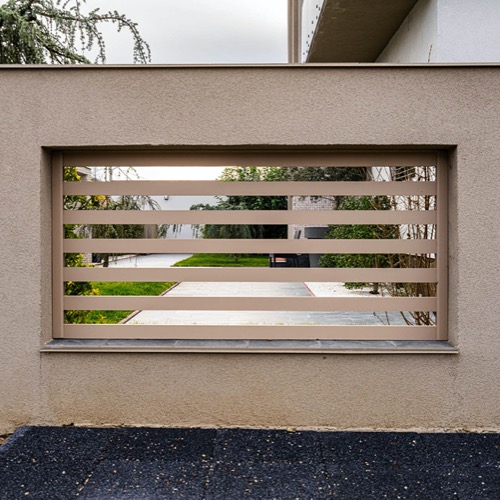 Gard aluminiu - RAL 1019