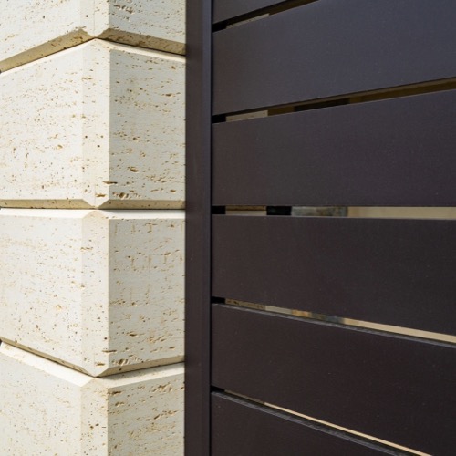 Gard aluminiu - RAL 8019