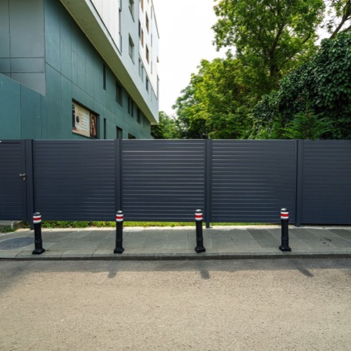 Gard aluminiu - RAL 7024