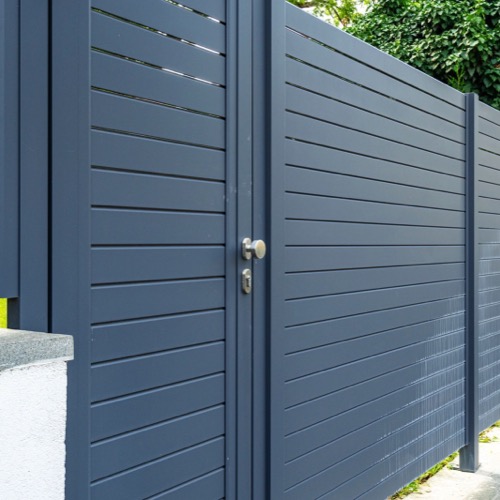 Gard aluminiu - RAL 7024