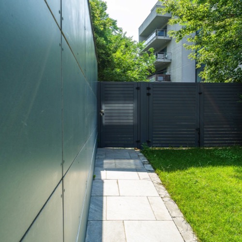 Gard aluminiu - RAL 7024