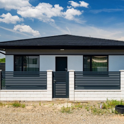 Gard aluminiu - RAL 7016
