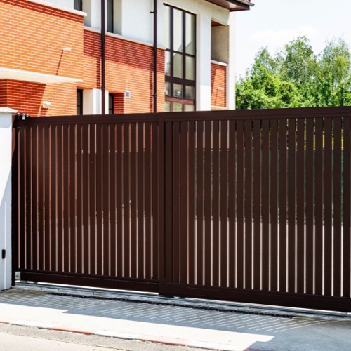 Gard aluminiu - RAL 8017