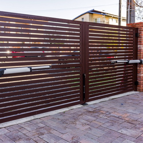 Gard aluminiu - RAL 8017