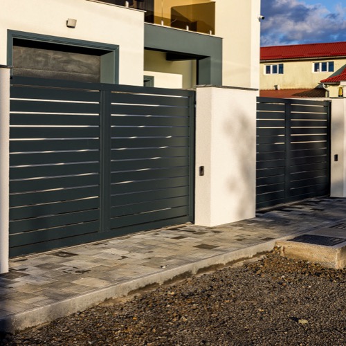 Gard aluminiu - RAL 7016