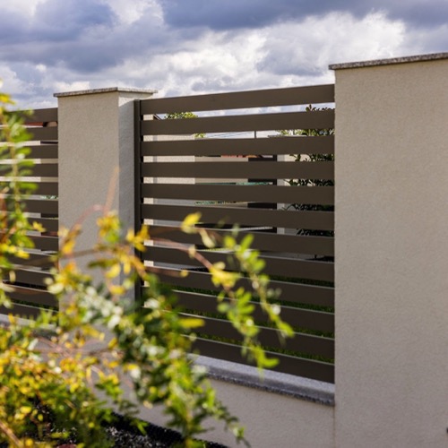 Gard aluminiu - RAL 7039