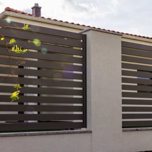 Gard aluminiu - RAL 7039