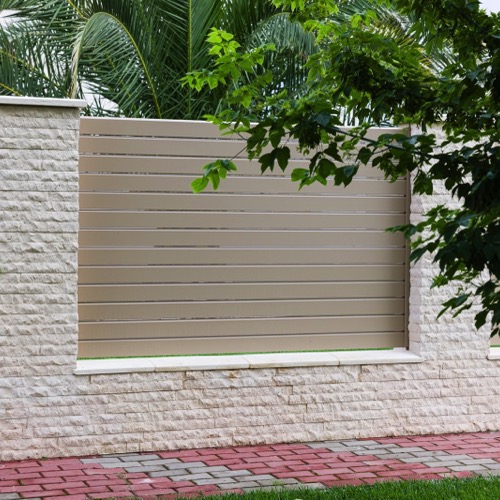 Gard aluminiu - RAL 1019/1015