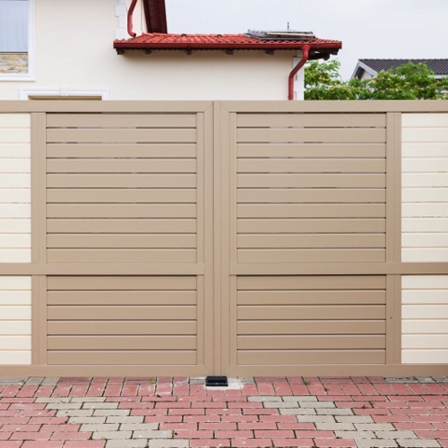 Gard aluminiu - RAL 1019/1015