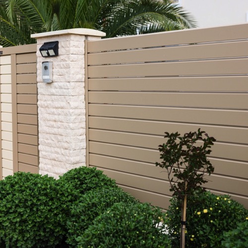 Gard aluminiu - RAL 1019/1015