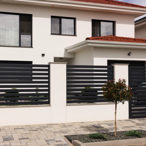 Gard aluminiu - RAL 7016