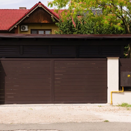 Gard aluminiu - RAL 8019