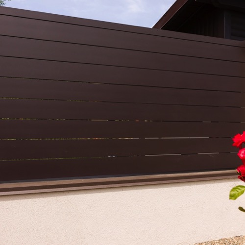Gard aluminiu - RAL 8019