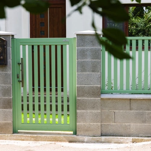 Gard aluminiu - RAL 6021