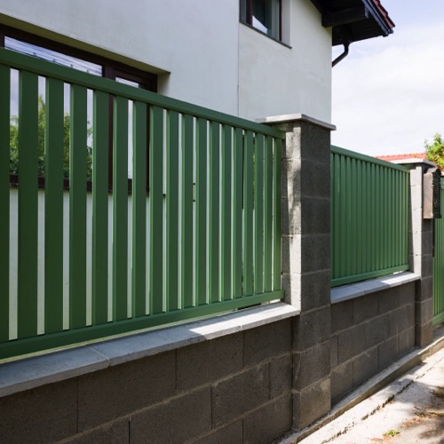 Gard aluminiu - RAL 6021