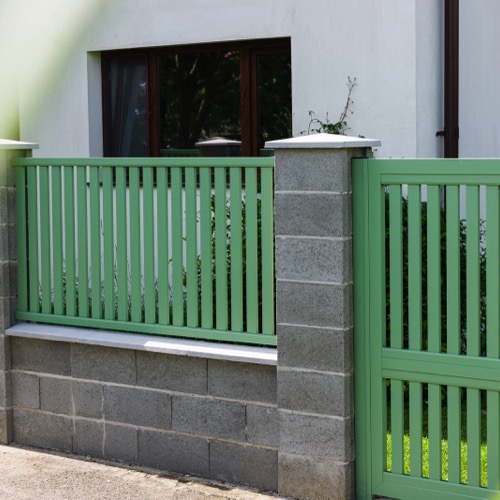 Gard aluminiu - RAL 6021