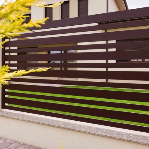 Gard aluminiu - RAL 8017