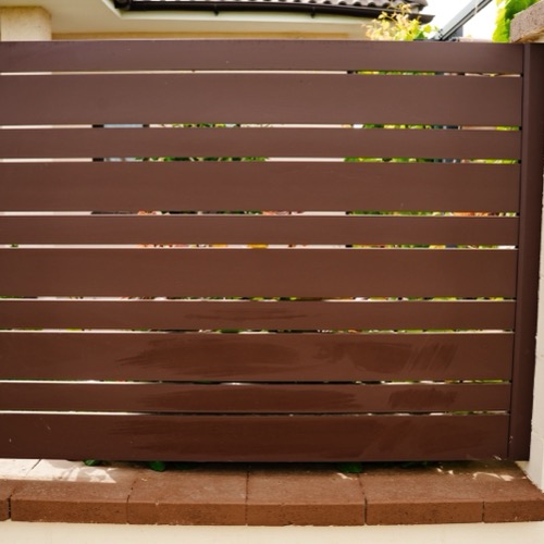 Gard aluminiu - RAL 8017