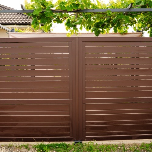 Gard aluminiu - RAL 8017