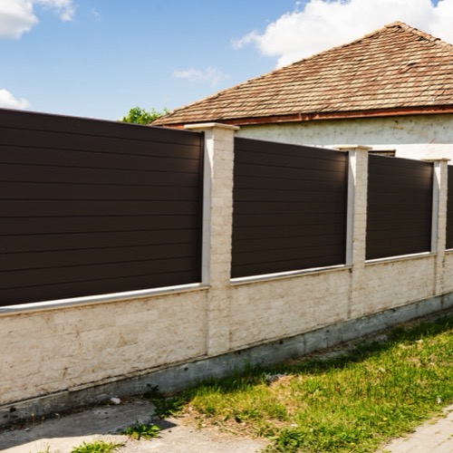 Gard aluminiu - RAL 8019