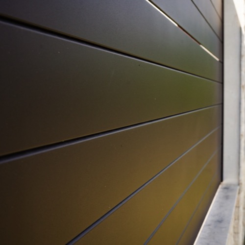 Gard aluminiu - RAL 8019