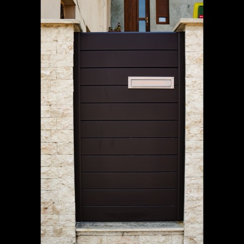 Gard aluminiu - RAL 8019