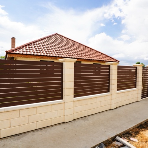Gard aluminiu - RAL 8017