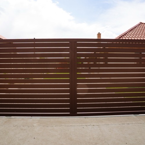 Gard aluminiu - RAL 8017