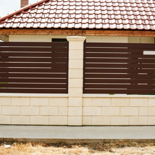 Gard aluminiu - RAL 8017