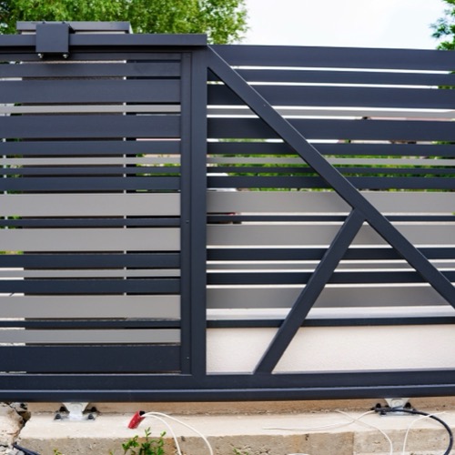 Gard aluminiu - RAL 7016/7005