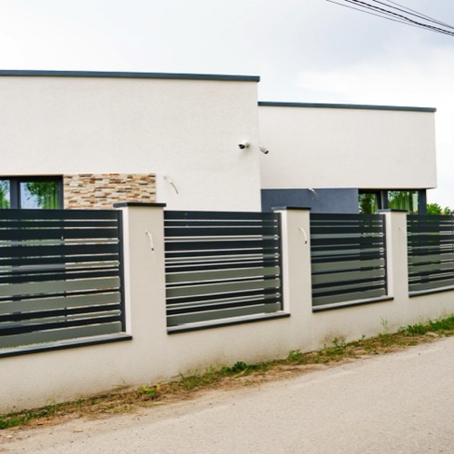 Gard aluminiu - RAL 7016/7005